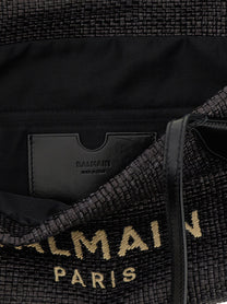BALMAIN - BALMAIN - Shooping ’Track-small rafia’ - Women’s Bags