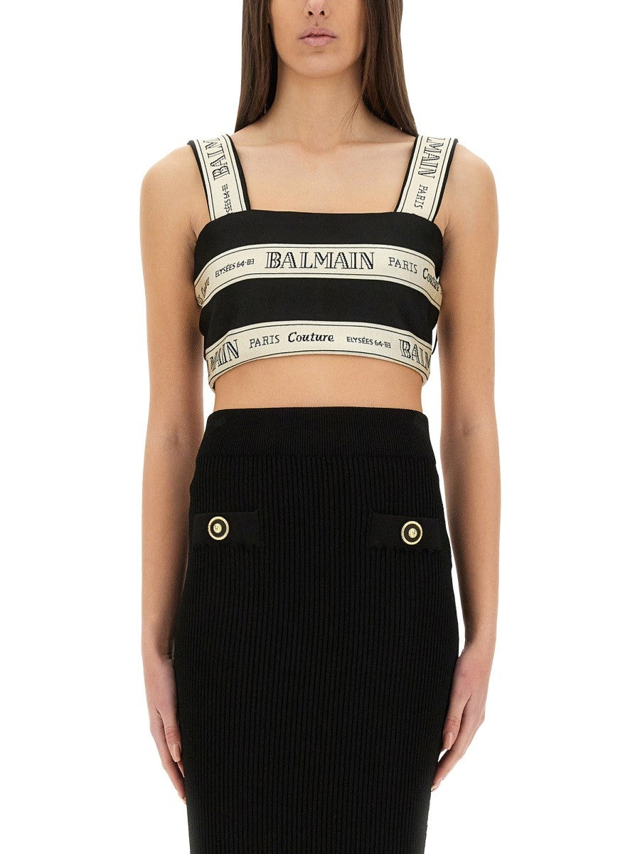 Balmain - Balmain Top Short - Woman-&gt;Clothing-&gt;Tops