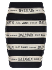 BALMAIN - BALMAIN - ’Nastro Balmain’ skirt - Women’s Clothing