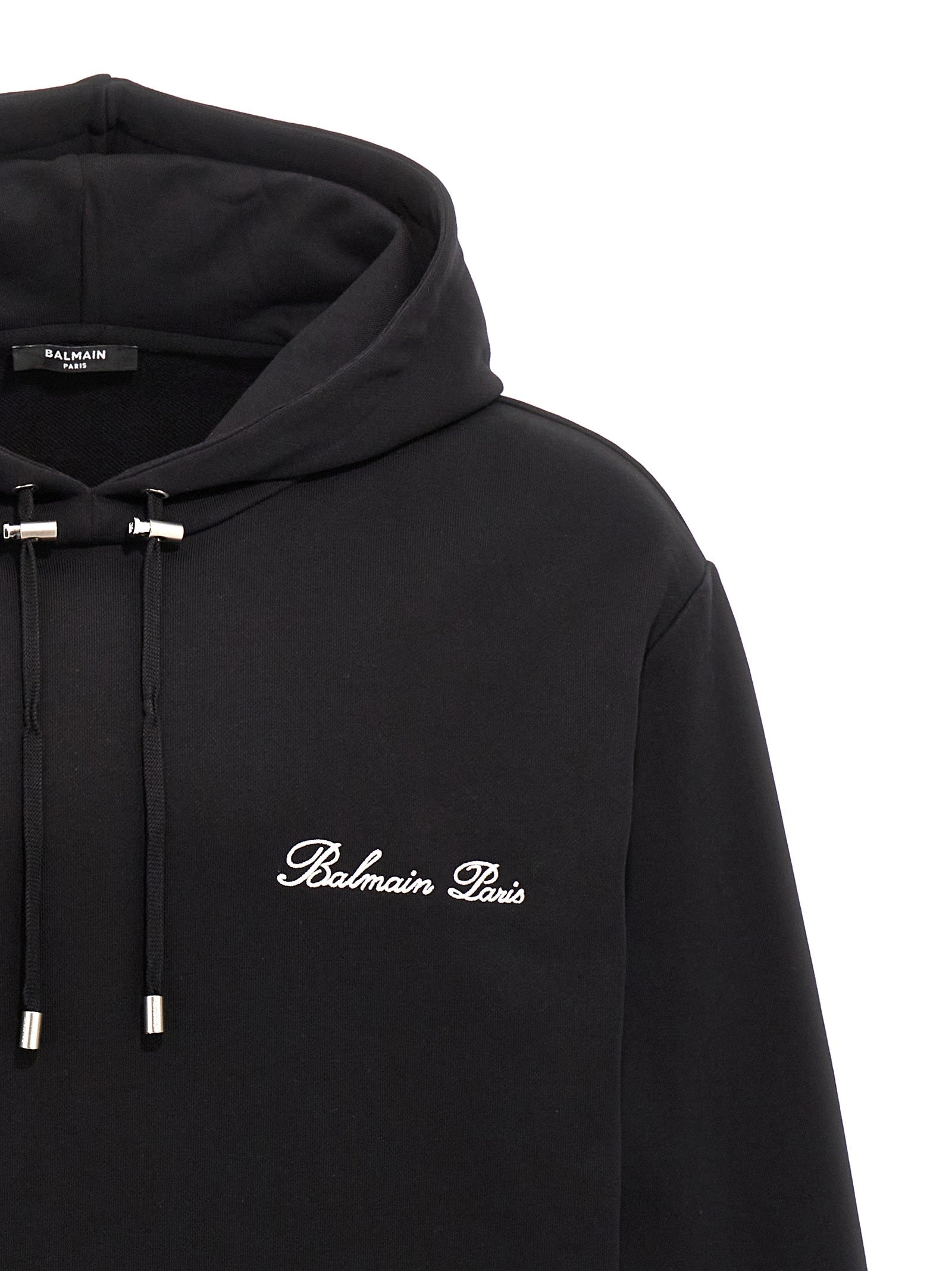 BALMAIN - BALMAIN - ’Balmain Signature’ hoodie - Men’s Sweatshirts