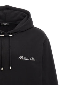 BALMAIN - BALMAIN - ’Balmain Signature’ hoodie - Men’s Sweatshirts