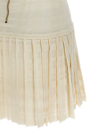 BALMAIN - BALMAIN - Tartan knit dress - Women’s Clothing