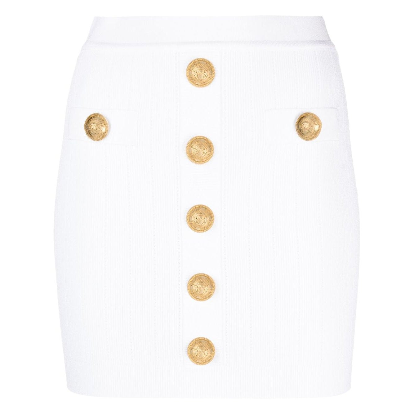 Balmain - Balmain ribbed-knit miniskirt - Women’s Clothing