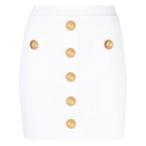 Balmain - Balmain ribbed-knit miniskirt - Women’s Clothing