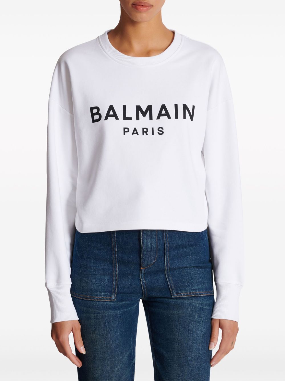 Balmain - Balmain Sweaters White - Women’s Clothing