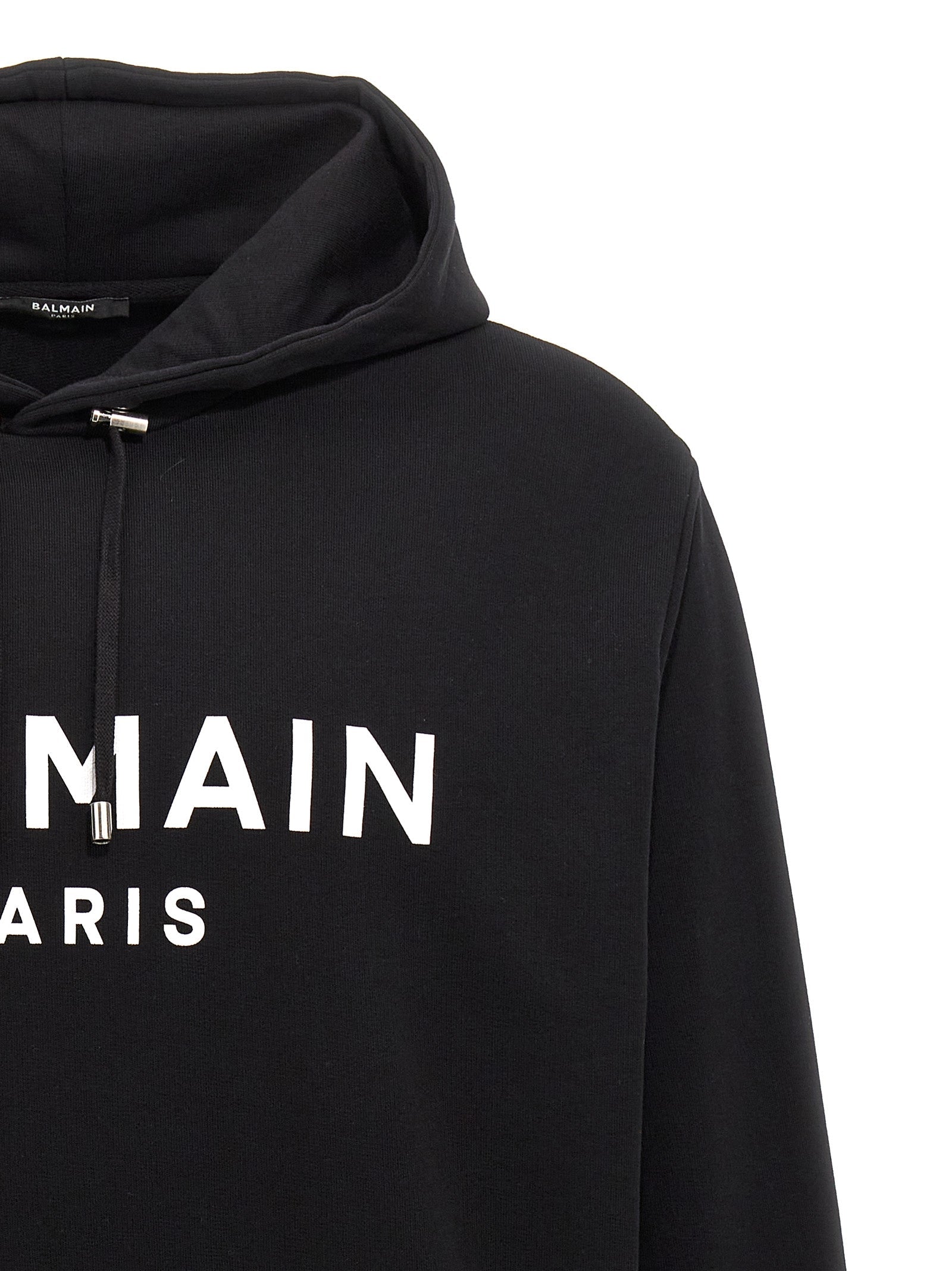 BALMAIN - BALMAIN - Logo print hoodie - Men’s Sweatshirts