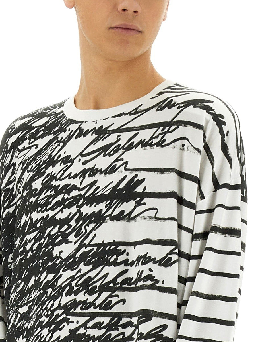 Balmain - Balmain ’Love Letter’ T Shirt - Men’s Tops