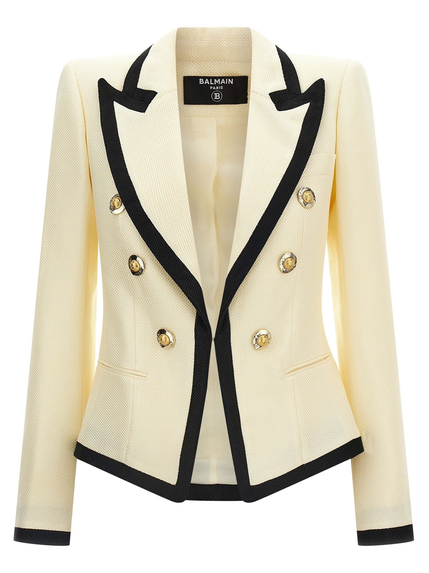 BALMAIN - BALMAIN - Maxi shoulder strap blazer - Women’s Clothing