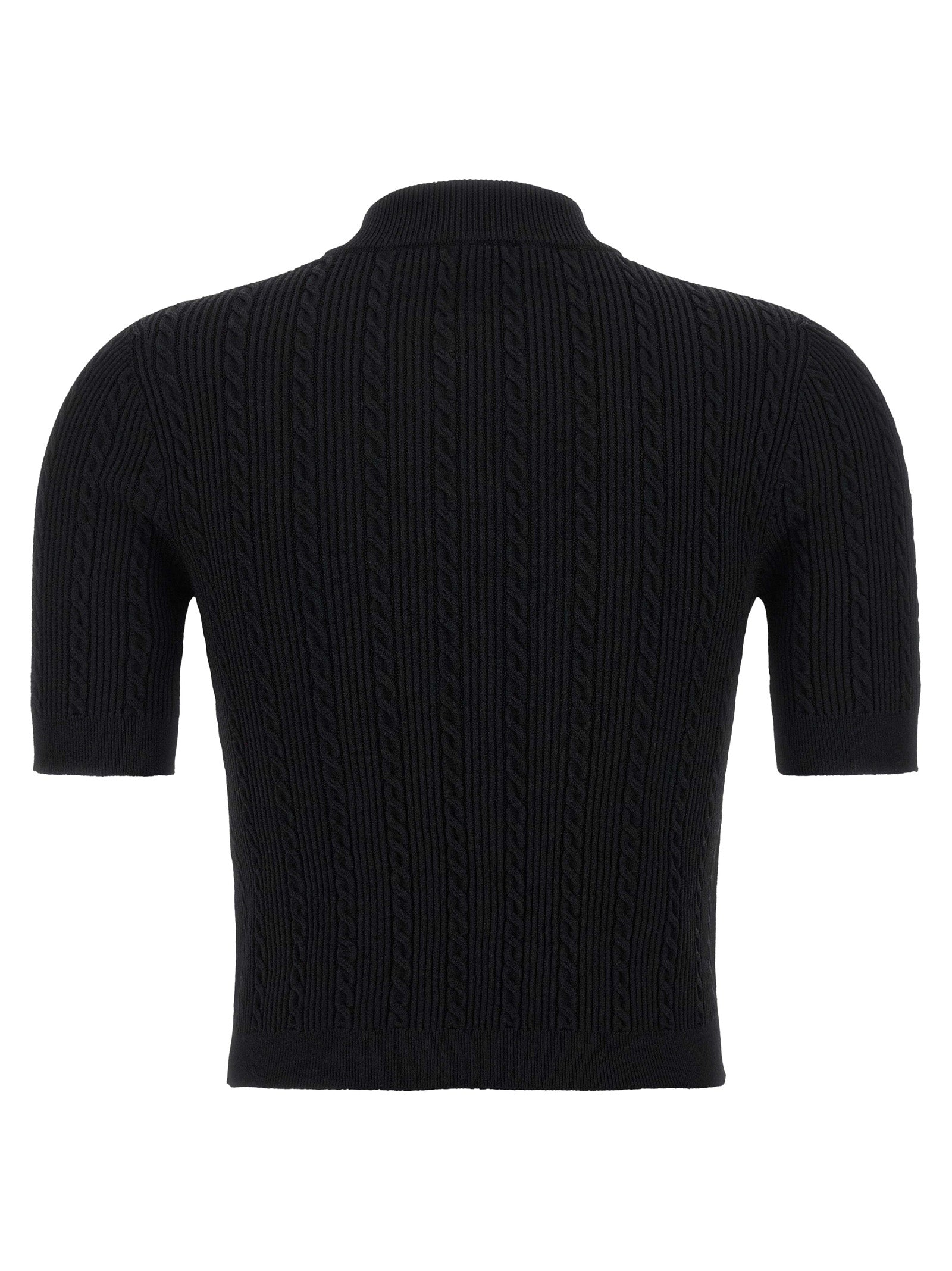 BALMAIN - BALMAIN - Short sleeve cardigan - Women’s Knitwear