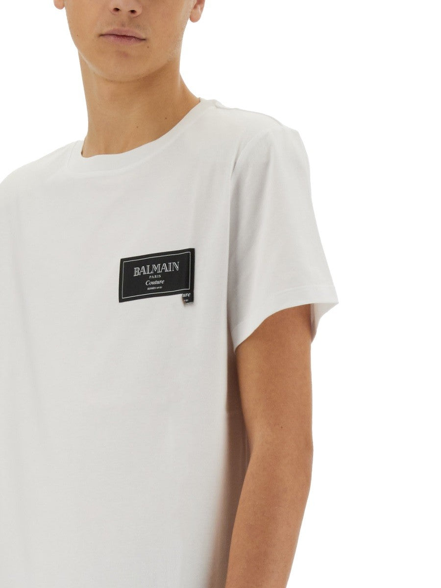 Balmain - Balmain T Shirt With Logo - Men’s Tops
