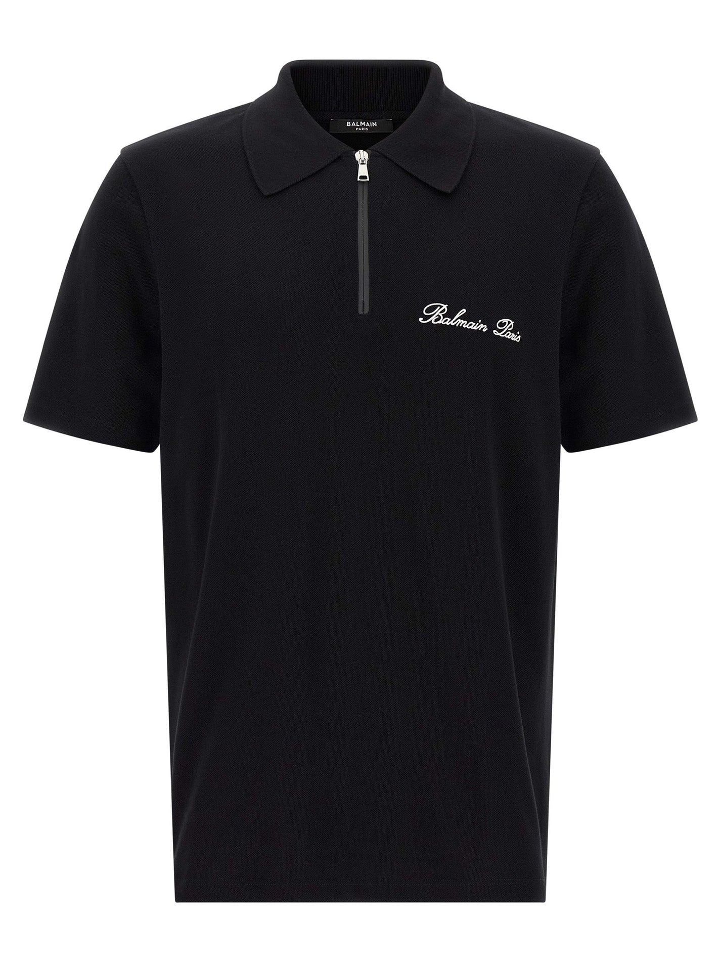 BALMAIN - BALMAIN - Logo embroidery polo shirt - Men’s Tops
