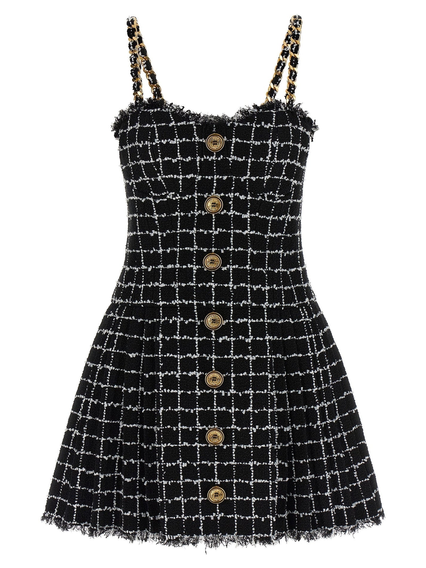 BALMAIN - BALMAIN - Tweed dress - Women’s Clothing