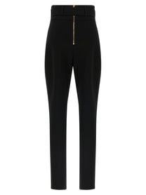 BALMAIN - BALMAIN - Belted pants - Women’s Pants