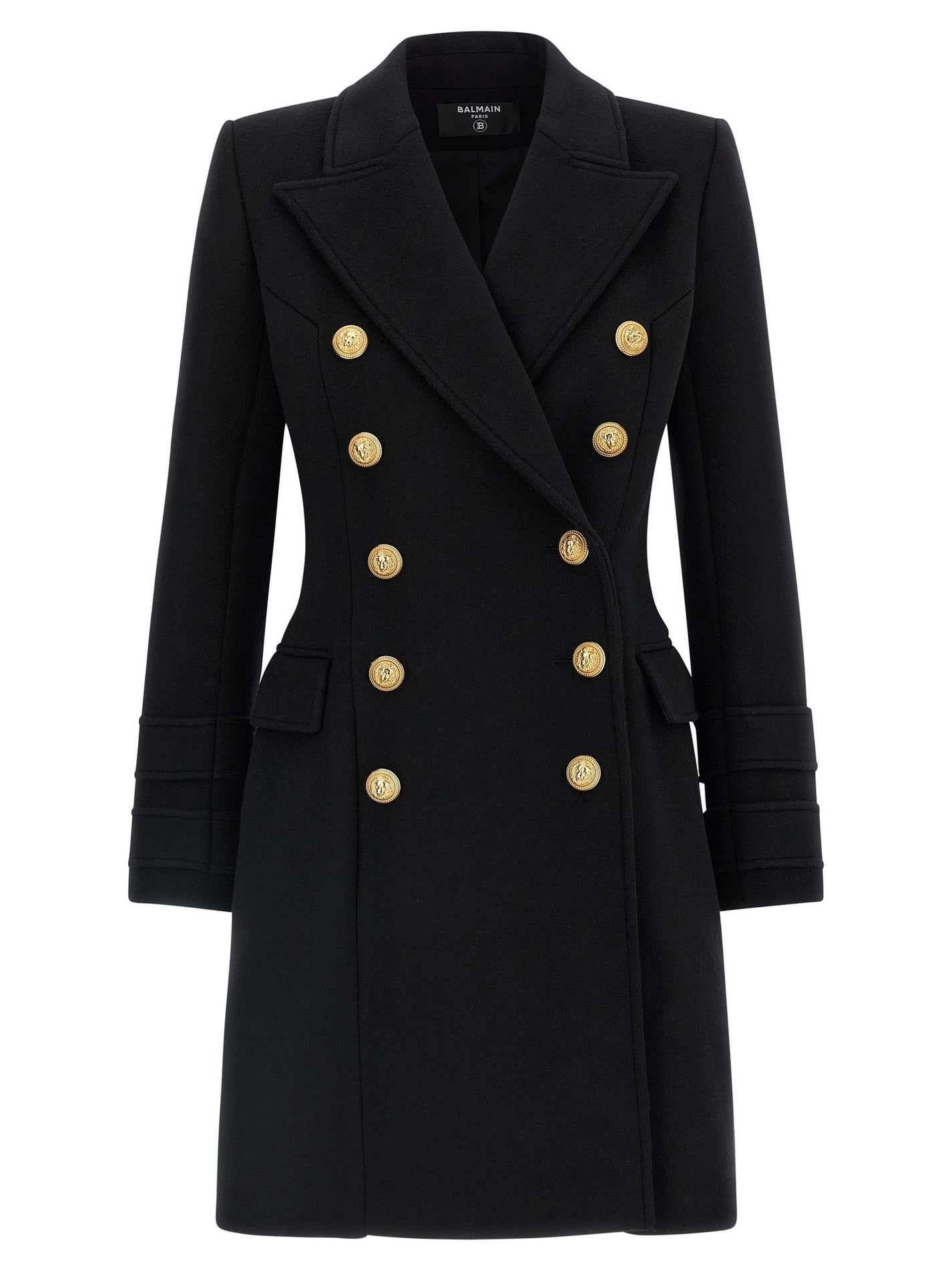 BALMAIN - BALMAIN - ’10 Bottoni’ coat - Women’s Outerwear