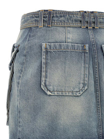 BALMAIN - BALMAIN - Cargo pocket skirt - Women’s Bottoms