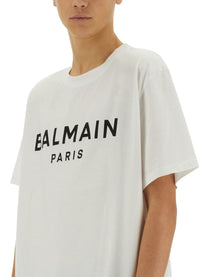Balmain - Balmain T Shirt With Logo - Men’s Tops