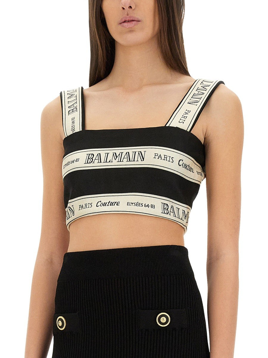 Balmain - Balmain Top Short - Woman-&gt;Clothing-&gt;Tops