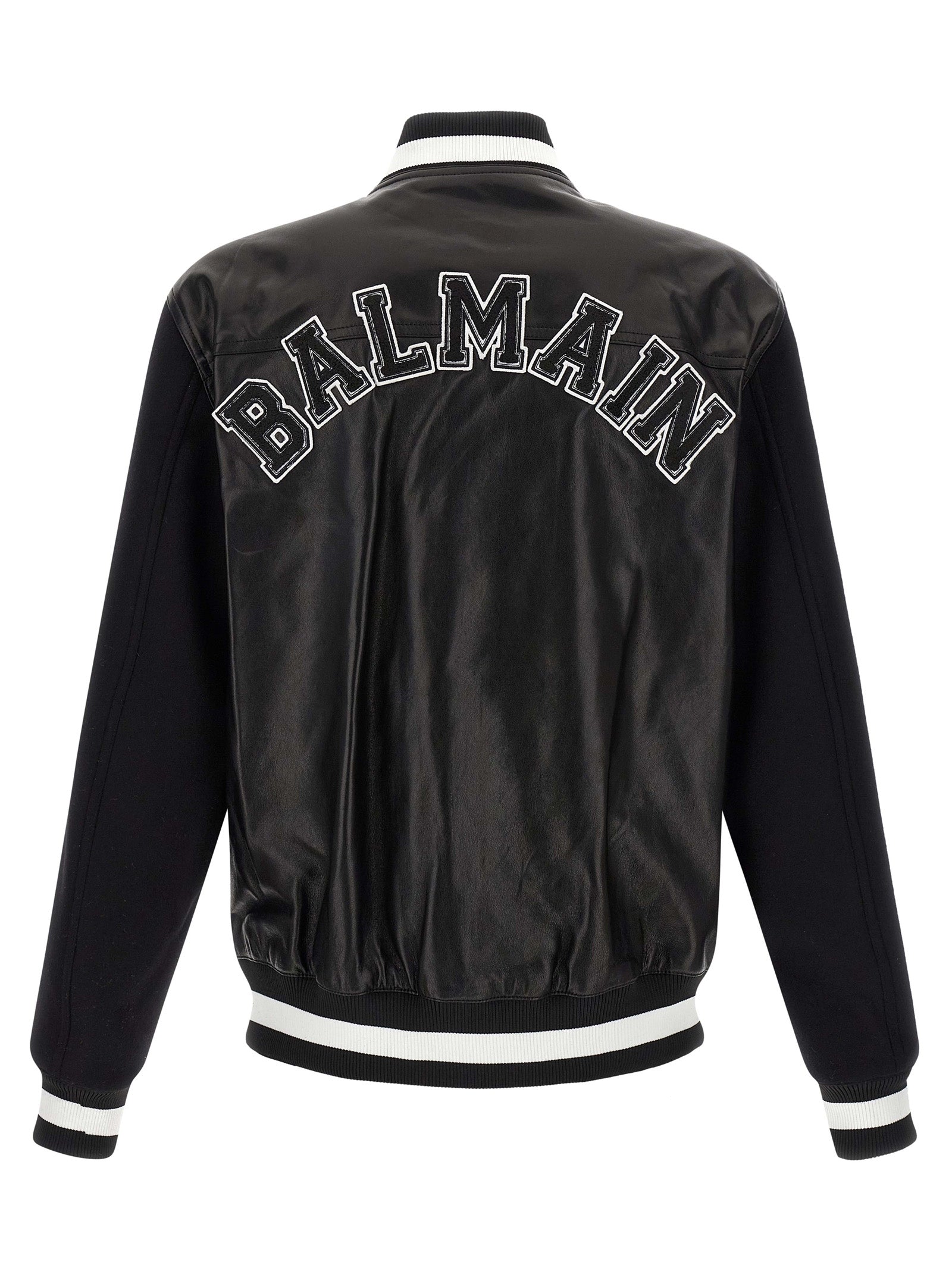 BALMAIN - BALMAIN - ’Varsity’ bomber jacket - Men’s Outerwear