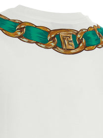 Balmain Balmain Foulard Print Shirt Gold