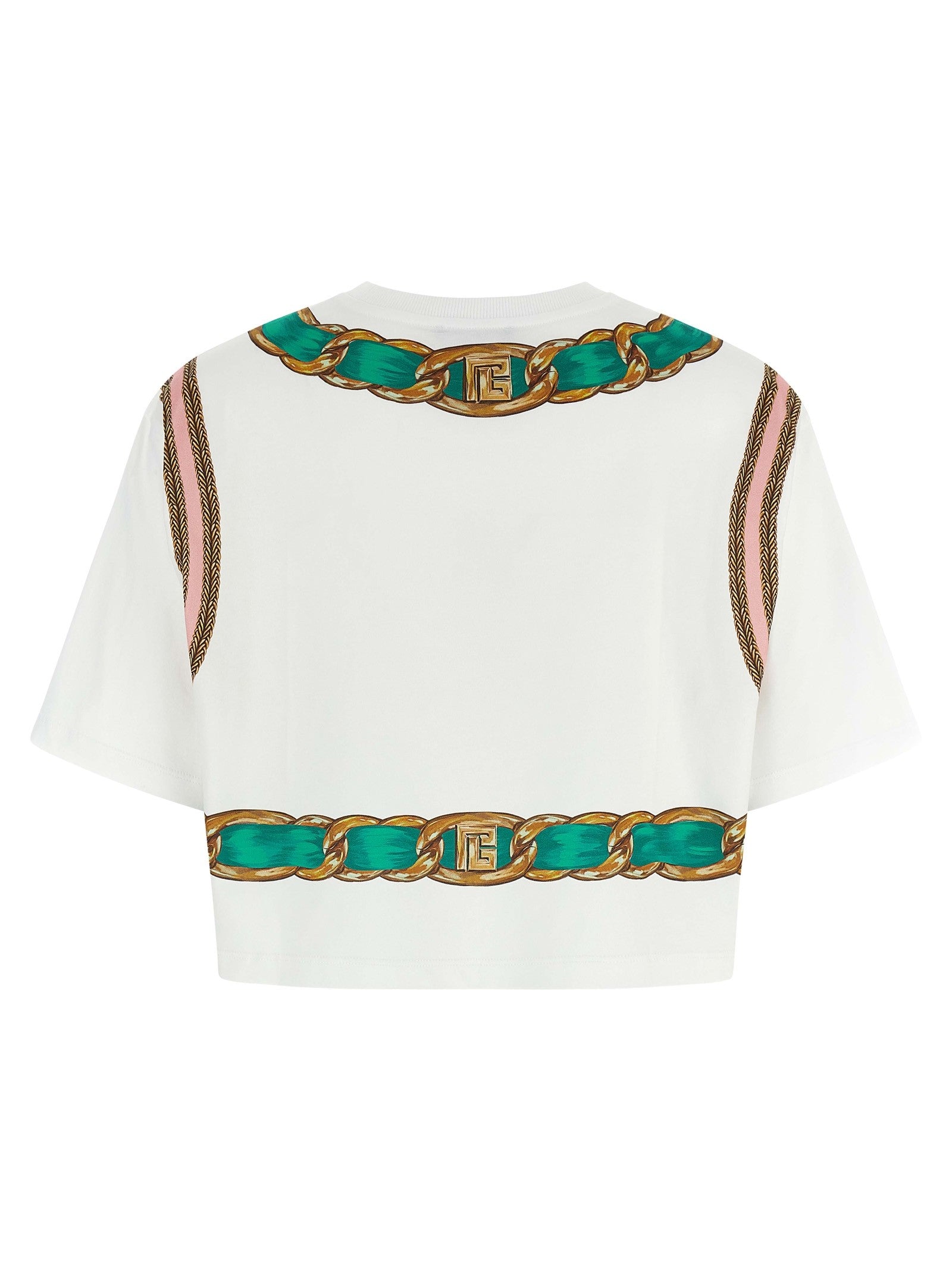 Balmain Balmain Foulard Print Shirt Gold