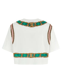 Balmain Balmain Foulard Print Shirt Gold