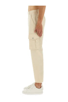 Balmain Men's Cotton Cargo Pants Beige, view 4