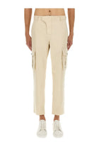 Balmain Men's Cotton Cargo Pants Beige