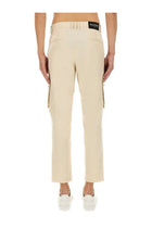 Balmain Men's Cotton Cargo Pants Beige, view 3