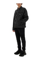 Balmain Men's Denim Jacket Black, view 2