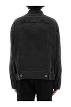 Balmain Men's Denim Jacket Black, view 3
