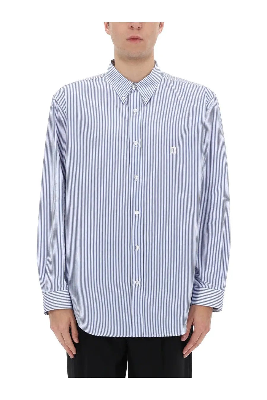 Balmain Men's Shirt Blue, view 4