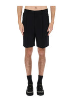 Balmain Men's Wool Tailored Shorts Black, view 6