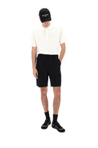 Balmain Men's Wool Tailored Shorts Black, view 2