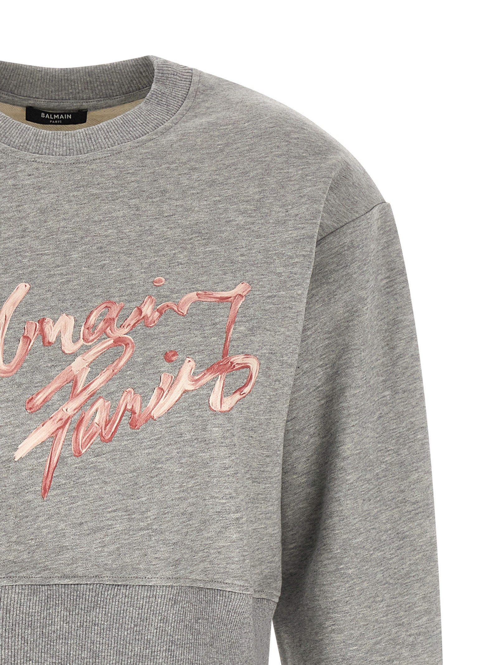 Balmain Balmain Paris Sweatshirt Grey