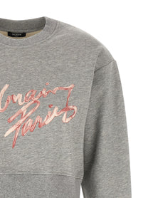 Balmain Balmain Paris Sweatshirt Grey