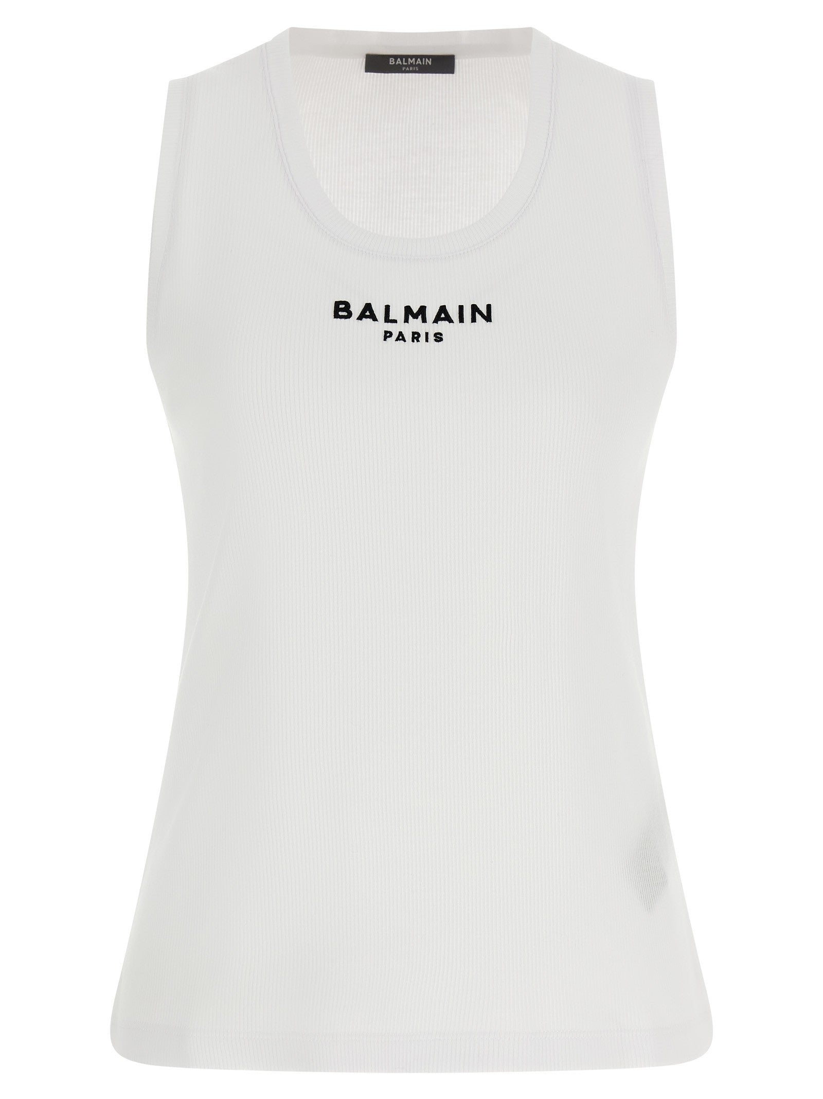 Balmain Balmain Paris Tank Top White