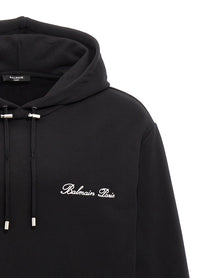 Balmain Balmain Signature Hoodie Black