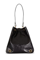 Balmain Unisex Pulse Convertible Leather Backpack Black, view 3