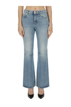 Balmain Women's Flare Fit Jeans Blue
