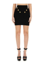 Balmain Women's Knit Skirt Black