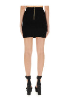 Balmain Women's Knit Skirt Black, view 4