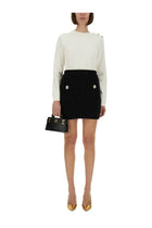 Balmain Women's Knitted Tops White, view 2