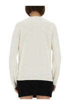 Balmain Women's Knitted Tops White, view 3
