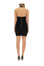 Balmain Women's Mini Vichy Dress Black, view 3