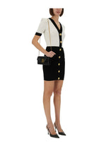 Balmain Women's Two Tone Bodycon Dress Multicolor, view 2