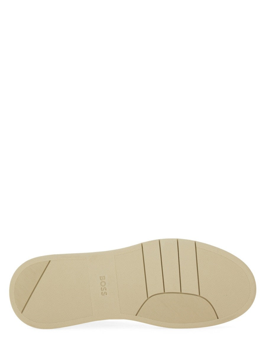 BOSS Men's Baltimore Tenn Sneaker White, view 5