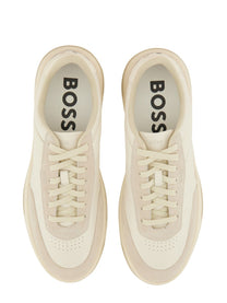 BOSS Men's Baltimore Tenn Sneaker White, view 6