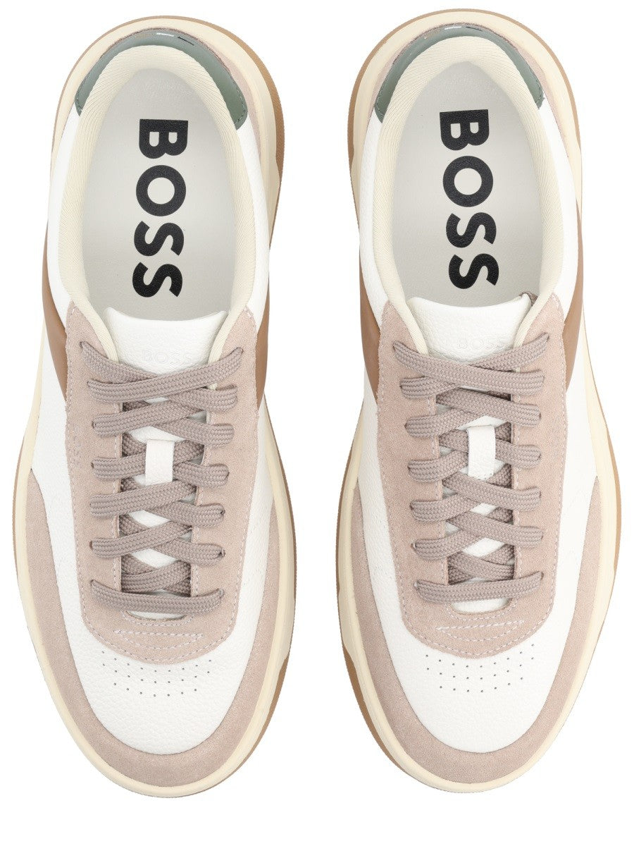 Boss Men's Baltimore Tenn Sneaker Beige
