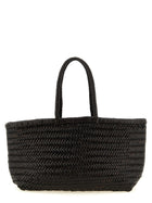 Dragon Diffusion Bamboo Triple Jump Large Shoulder Bag Brown