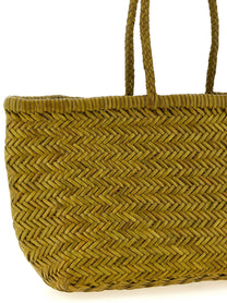 Dragon Diffusion Bamboo Triple Jump Large Shoulder Bag Green